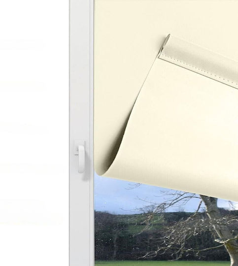 Eurohome Ρόλερ Σκίασης Ολικής Συσκότισης Μπεζ Π50xΥ160εκ.