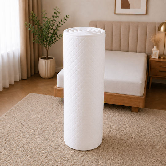 Kotonia Home Topper Saltele Single Spumă De Memorie Cu Husa Detasabila 90x200x4cm