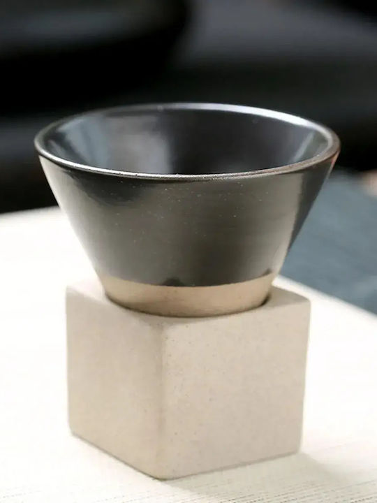 Abyz Espresso Keramik Schwarz Tasse 120ml