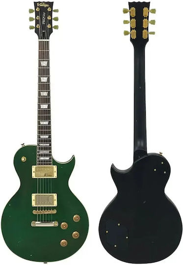 Vintage V100pu0019 Proshop Einzigartige Leicht Abgenutzte Schmutzige Jade Elektrische Gitarre