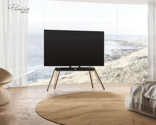 Fitueyes Picasso FT88 Nature Floor TV Stand 65"-88"