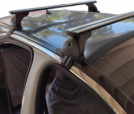 Nordrive Autodachträger Dachträger Silenzio Aluminium mit Schloss Opel Mokka Ohne parallele Dachträger 2 Stücke