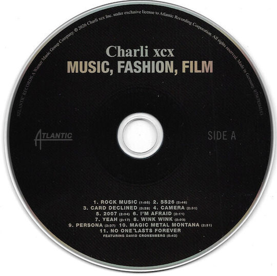 Charli Xcx Music Fashion Film Cd