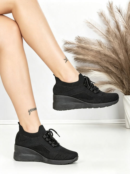 Adidași Flatforms Pentru Femei Negri