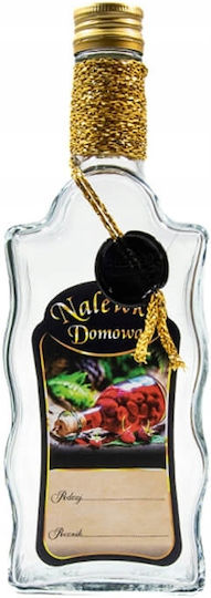 Декорирана бутилка с вълнообразен мотив 500ml Premium Home Liqueur