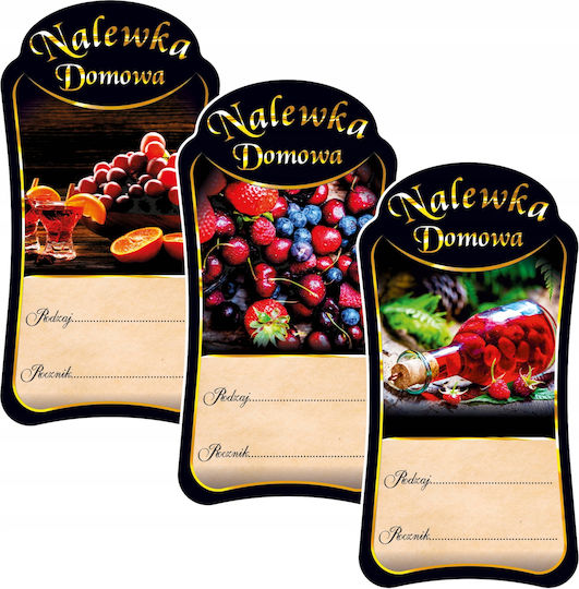 Decorated Bottle Wavy Pattern 500ml Premium Home Liqueur