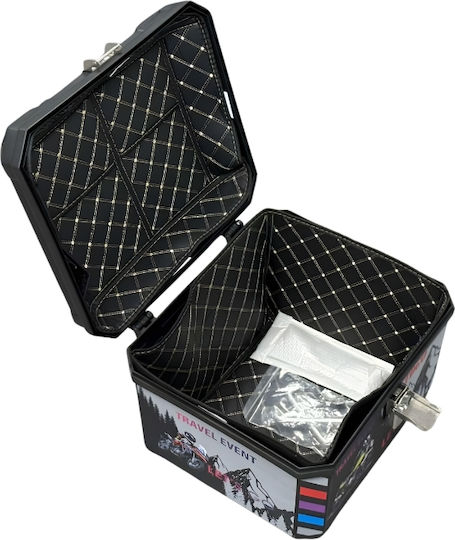 Gmax Motorrad-Topcase 57lt Schwarze