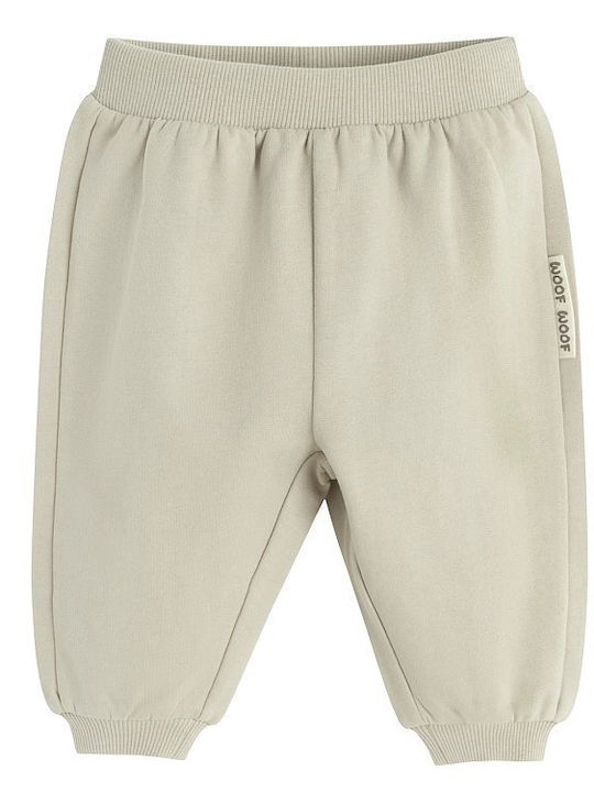 Kinder Sweatpants Set Beige