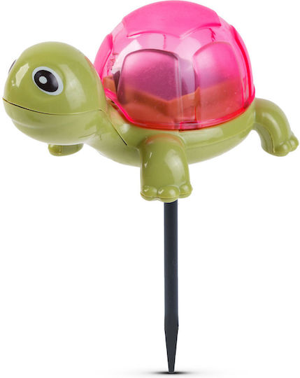Solarleuchte Schildkrötenlampe Dekorative Gartenbeleuchtung Pfahl Weißes Licht