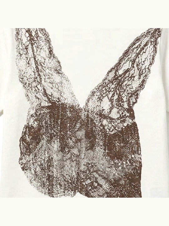 Bluza Damă Tricou Alb