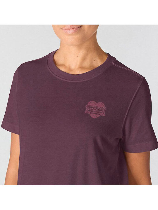 Damen T-Shirt Deep Cherrywood