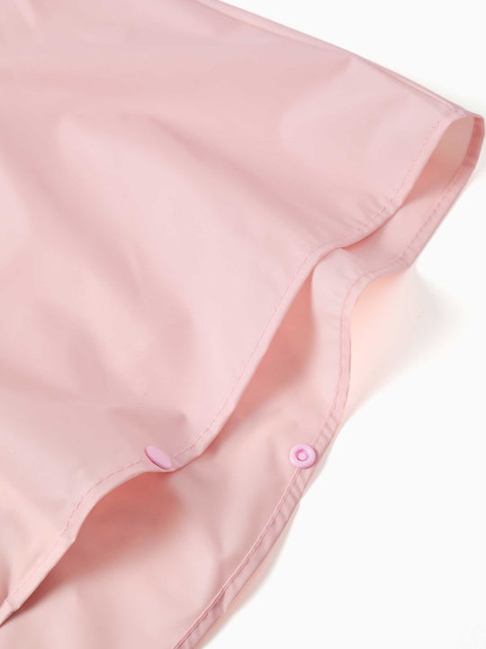 Wasserdichtes Kinder Jacke Lässig Kurze Rosa