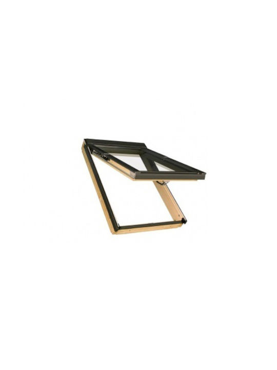 Fenstro Aufklappbares Aluminium Dachfenster P48xH90cm