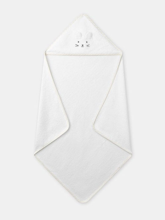 Sergent Major Baby Bath Towel Bathrobe Hooded Ecru