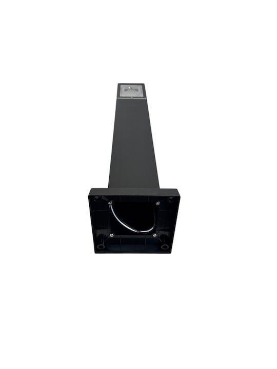 Epiplo-Fos Outdoor Small Post Floor Lamp for E27 Socket Black