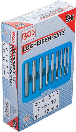 Schlag-Set 3-12 Mm 9 Stück BGS 565