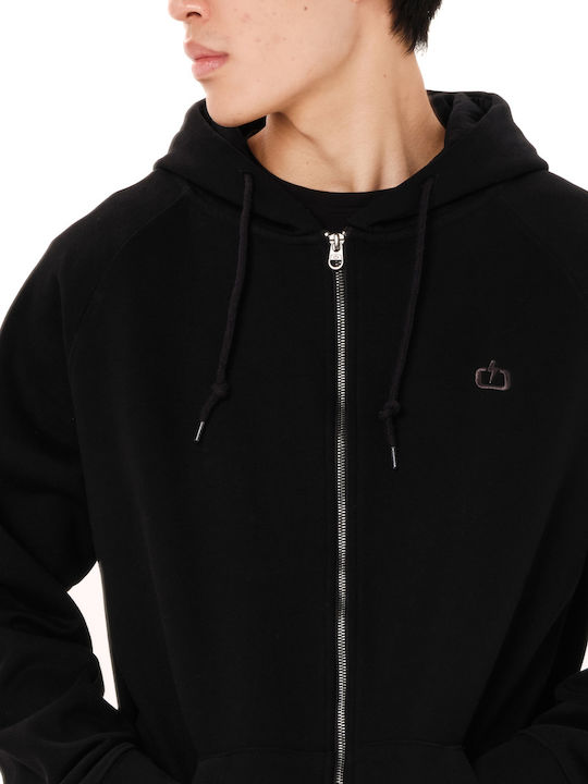Sweatshirt mit Kapuze Schwarz