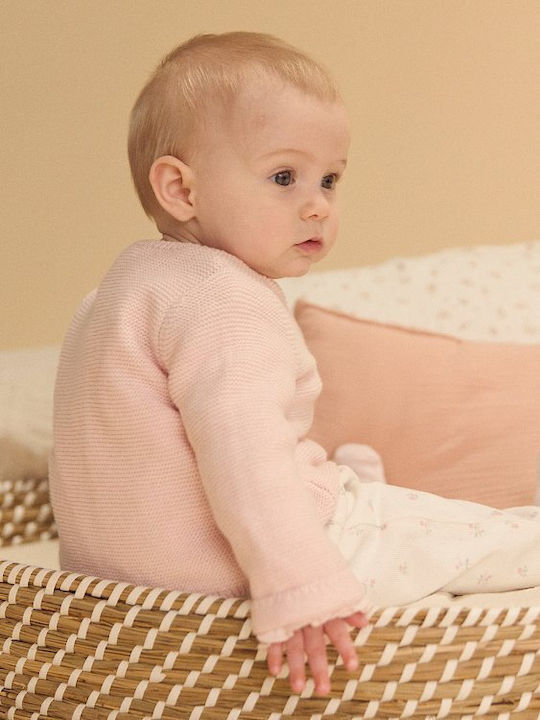 Kids Knitted Pink Cardigan