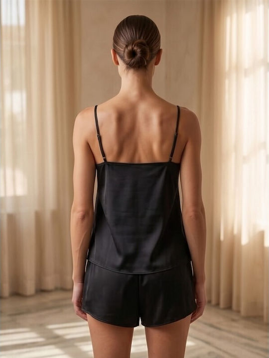 Jumelles Καλοκαιρινό Babydoll Μαυρο