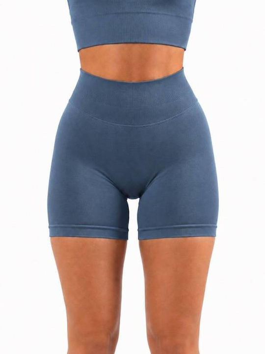 Training Women's Leggings High Waist & Push Up Blue Sapphire