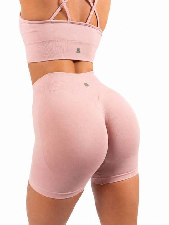 Training Women's Leggings High Waist & Push Up Pink Pale