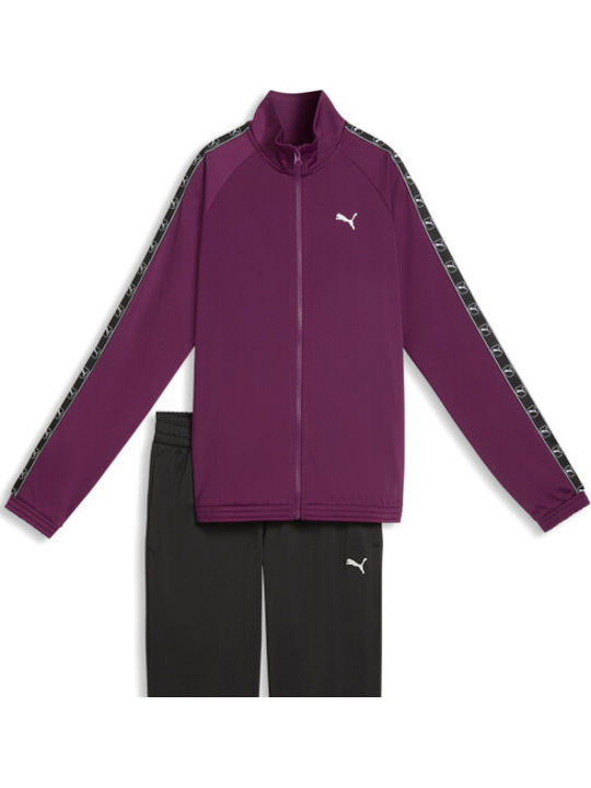 PUMA Fuchsia Tracksuit Set