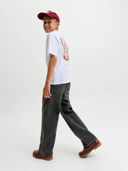 Jack & Jones Παιδικό Τζιν Παντελόνι Μαύρο