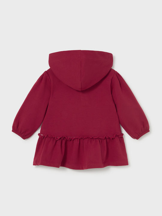 Mädchenkleid Burgundisch