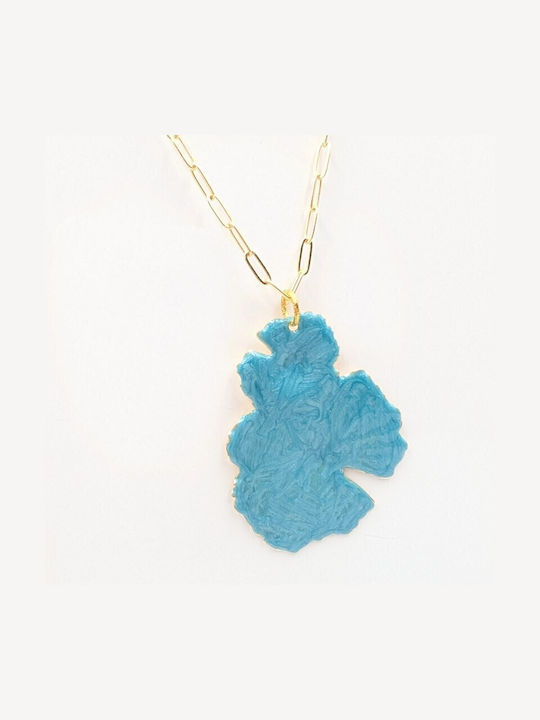 Grekas Necklace Light Blue ID Card