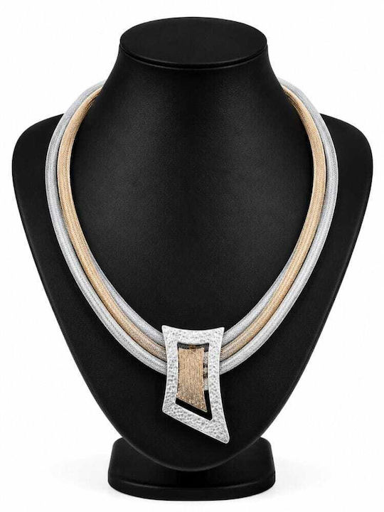 Liva Fashion Geometric Black Necklace