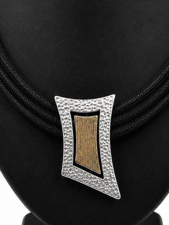 Liva Fashion Geometric Black Necklace