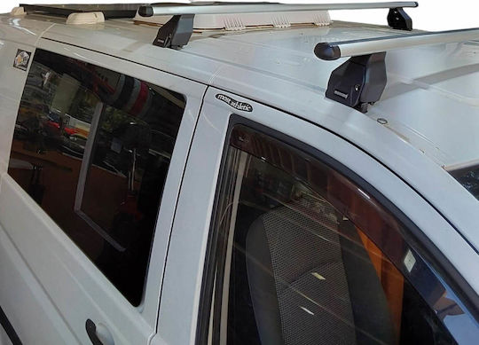 Menabo Autodachträger Bagażnik Menabo Tema Aluminium Silber Mercedes Vito W639 2003–2014 2 Stücke Bmvitow639.01