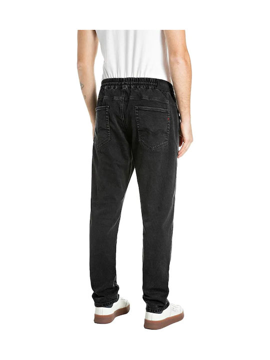 Replay Lanny Men's Jeans Pants Slim Fit Tapered Black Replay Lanny Men's Jeans Pants Slim Fit Tapered Black