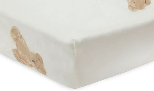Jollein Baby Crib Flannel Fitted Sheet 75x140cm