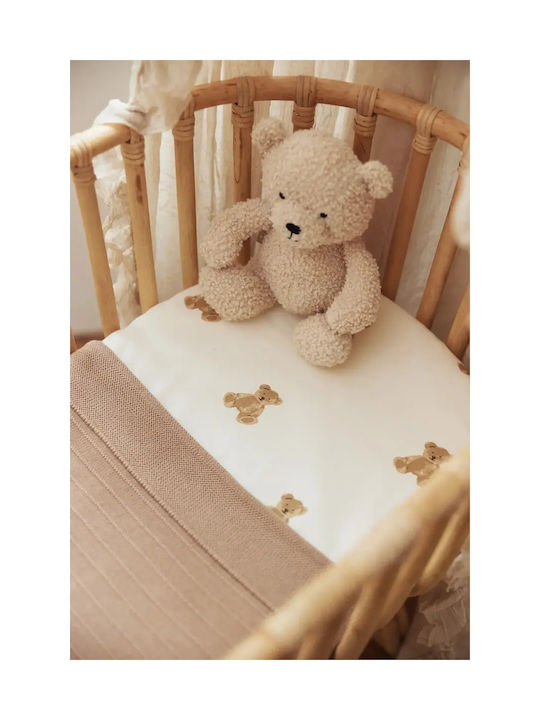 Jollein Baby Crib Flannel Fitted Sheet 75x140cm