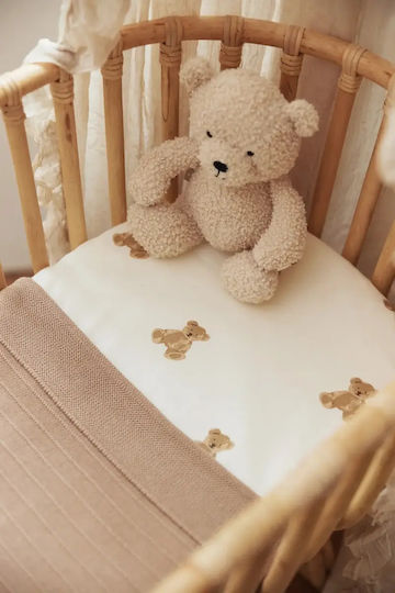 Jollein Baby Crib Flannel Fitted Sheet 75x140cm