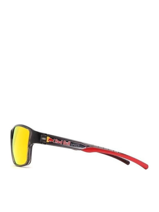 Red Bull Spect Unisex Sunglasses with Red Frame and Red Polarized Mirror Lens CHESS-03P