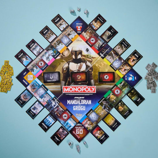 Επιτραπέζιο Παιχνίδι Monopoly Star Wars - The Mandalorian & Grogu για 2-6 Παίκτες 8+ Ετών G3170 (EN) Hasbro