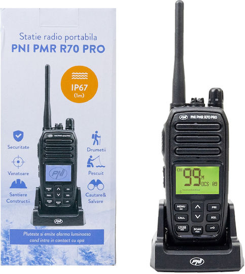 PNI R70 PRO Kabelloser CB- und Zwei-Wege-Funkgerät PMR 0.5W