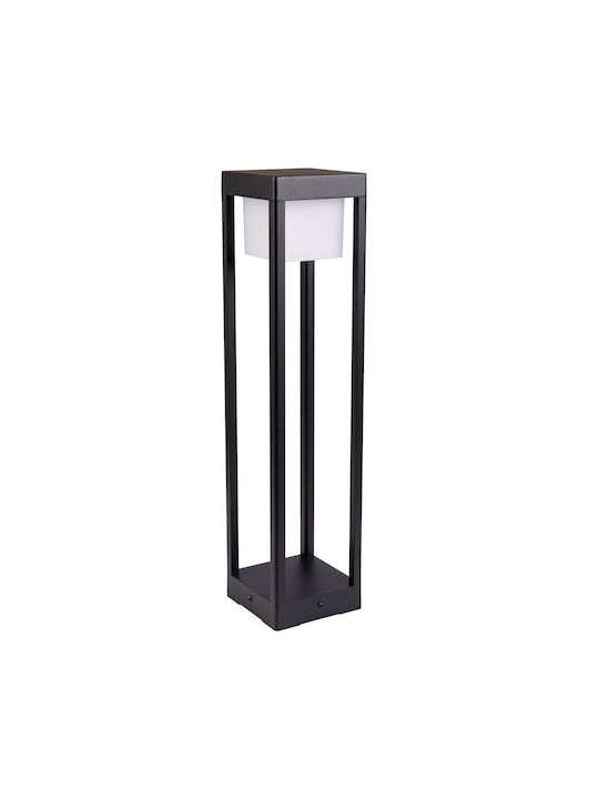 Lampa De Grădină Pentru Exterior Stâlp Led 12w 3000k 80cm Negru Quercus Lumiled