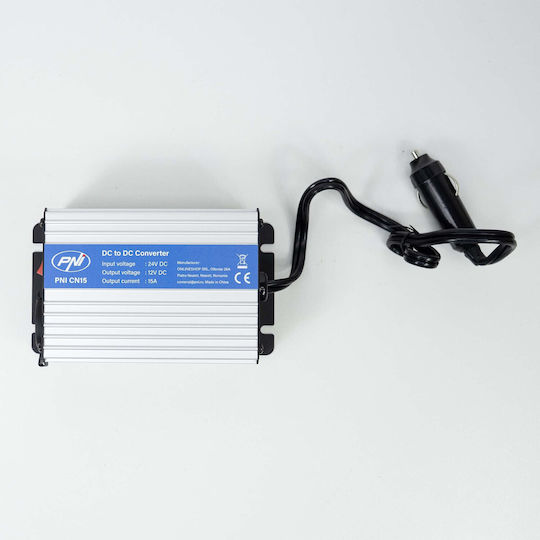 Pni Cn15 Voltage Converter 24V 12V 180W 15A Usb Port