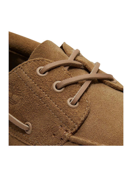 Damen Mokassins aus Leder in Beige Farbe
