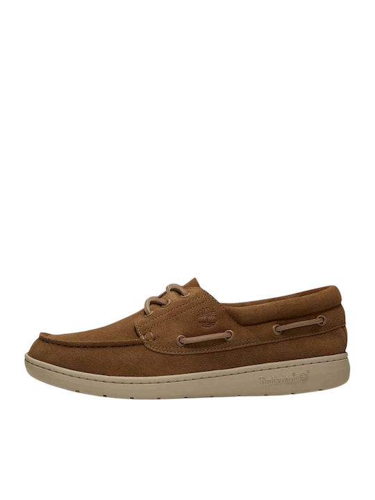 Damen Mokassins aus Leder in Beige Farbe