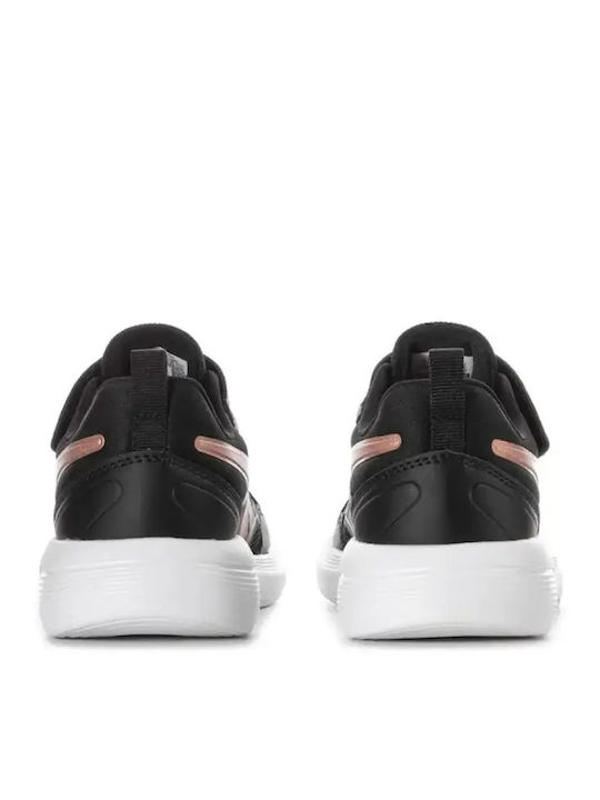 Rush Runner 6.0 Elastic Lace Αθλητικά Παιδικά Παπούτσια Running με Κορδόνια Μαύρα
