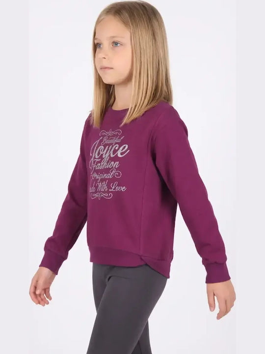 Kinder-Sweatshirt Lila