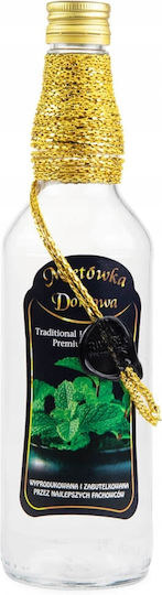 Bimberek Monopoly Dekorierte Wein-/Getränkeflasche 500ml Hausgemachte Minze