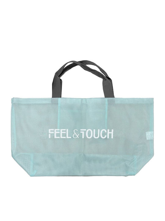 Feel & Touch Plastische Strandtasche Türkis