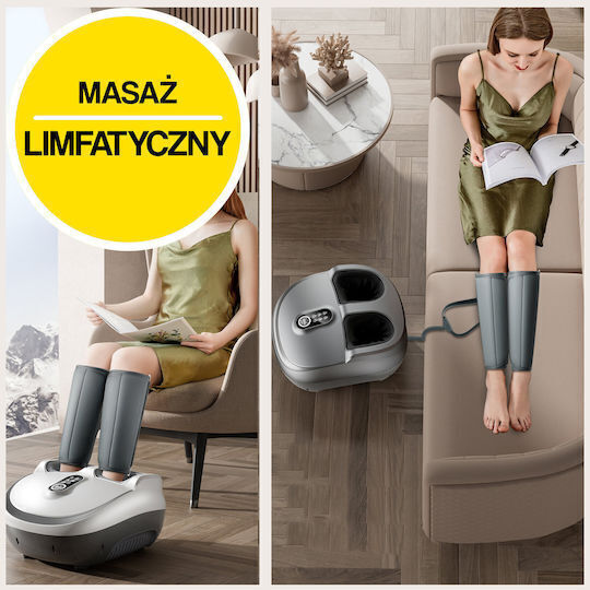 SPV SPV Elektrische Massager für Beine mit Heizung Funktion Grau
