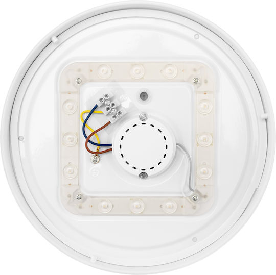 Φωτιστικό Οροφής Led Επιτοίχιο Notus 2 12w Στρογγυλό 25 Cm Ip44 Lumiled