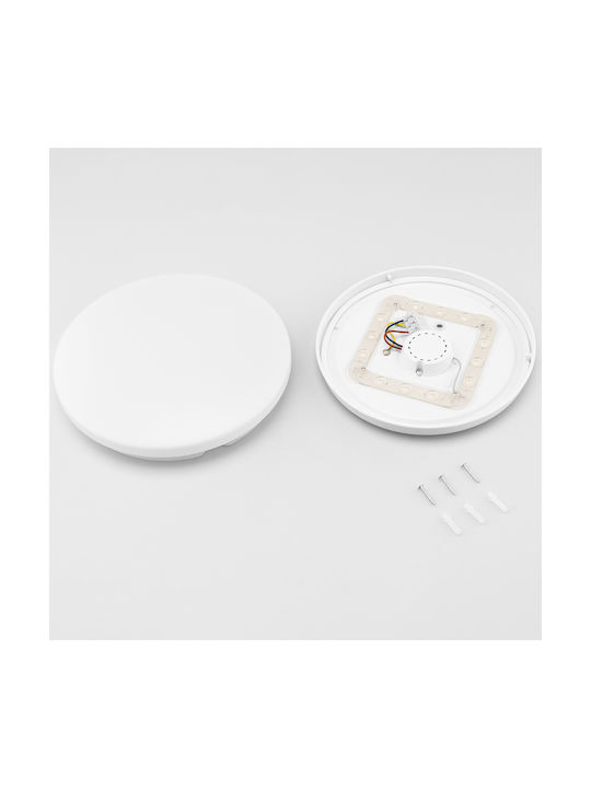 Deckenleuchte montieren Led Wandlampe Notus 2 12w Rund 25 Cm Ip44 Lumiled
